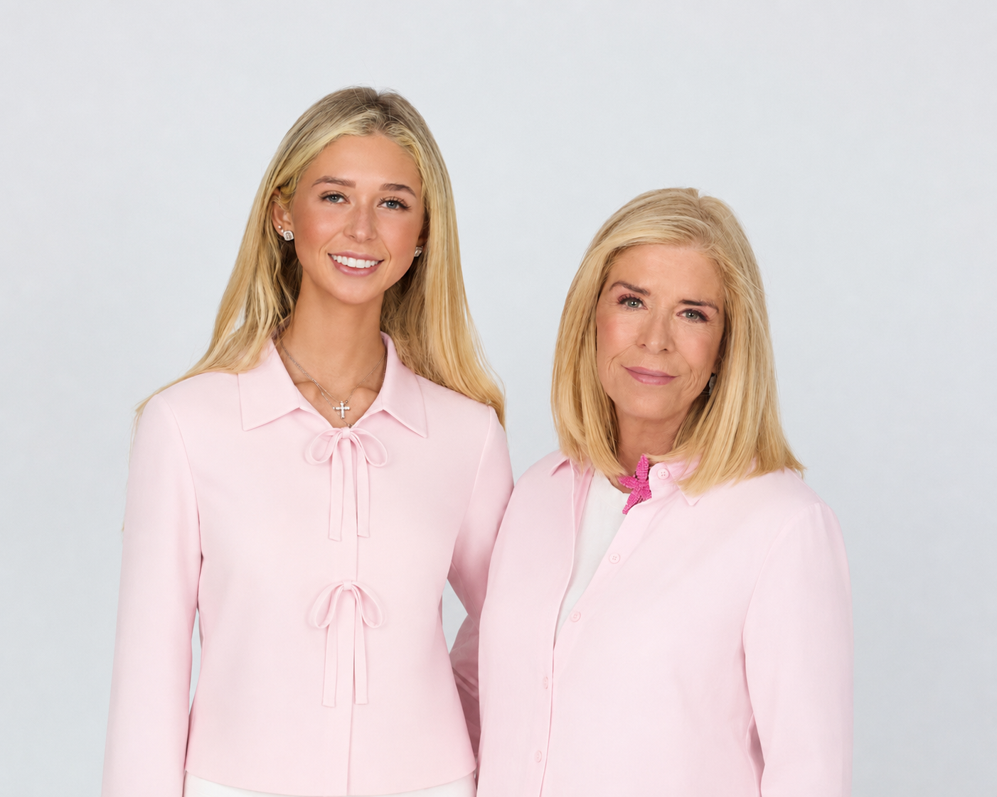 Event co-chairs Abigail Spencer Walsh, left, and Lauren E. Walsh, right